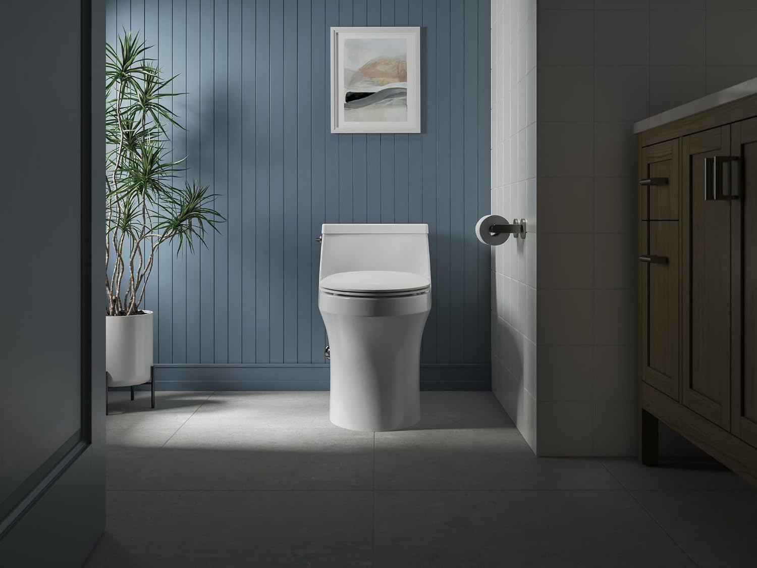 Kohler K-30783-0 Lithe Quiet-Close Elongated Toilet seat with Grip Tight Bumpers, White