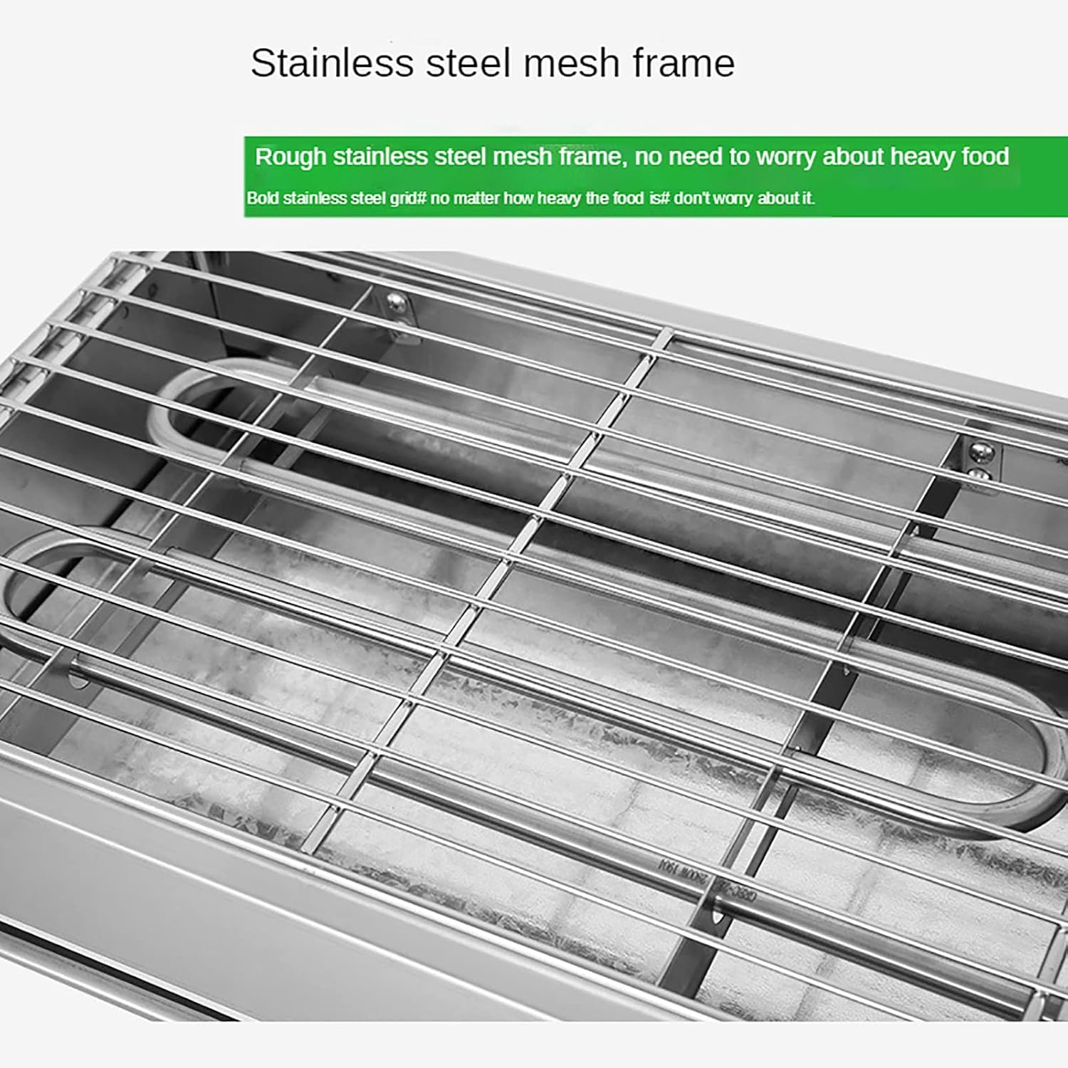 2600W Electric BBQ Grill Commercial and Home Use Countertop Stainless Steel Barbecue Griddle Smokeless Portable Cooking Oven for Indoor Outdoor Picnic