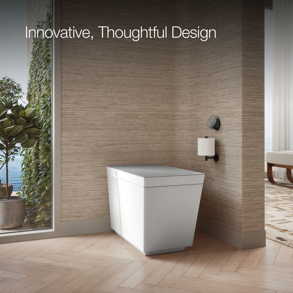 KOHLER K-30754-PA-0 NUMI® 2.0 Comfort Height® Smart Toilet With Bidet Built In, Bidet Toilet Seat, Dual Flush, Quiet Close, Hands-Free Opening, White