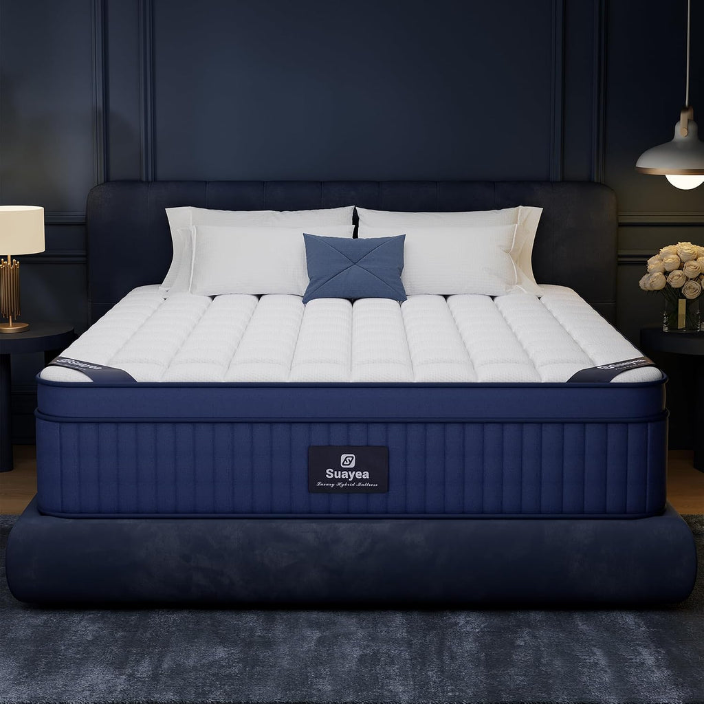 King Size Mattress, 2026 Upgraded 14 Inch King Mattress in a Box, Cool Gel Memory Foam Hybrid Mattress, Pocket Springs for Motion Isolation, Back Pain Relief, Ultra Comfort, Edge Support