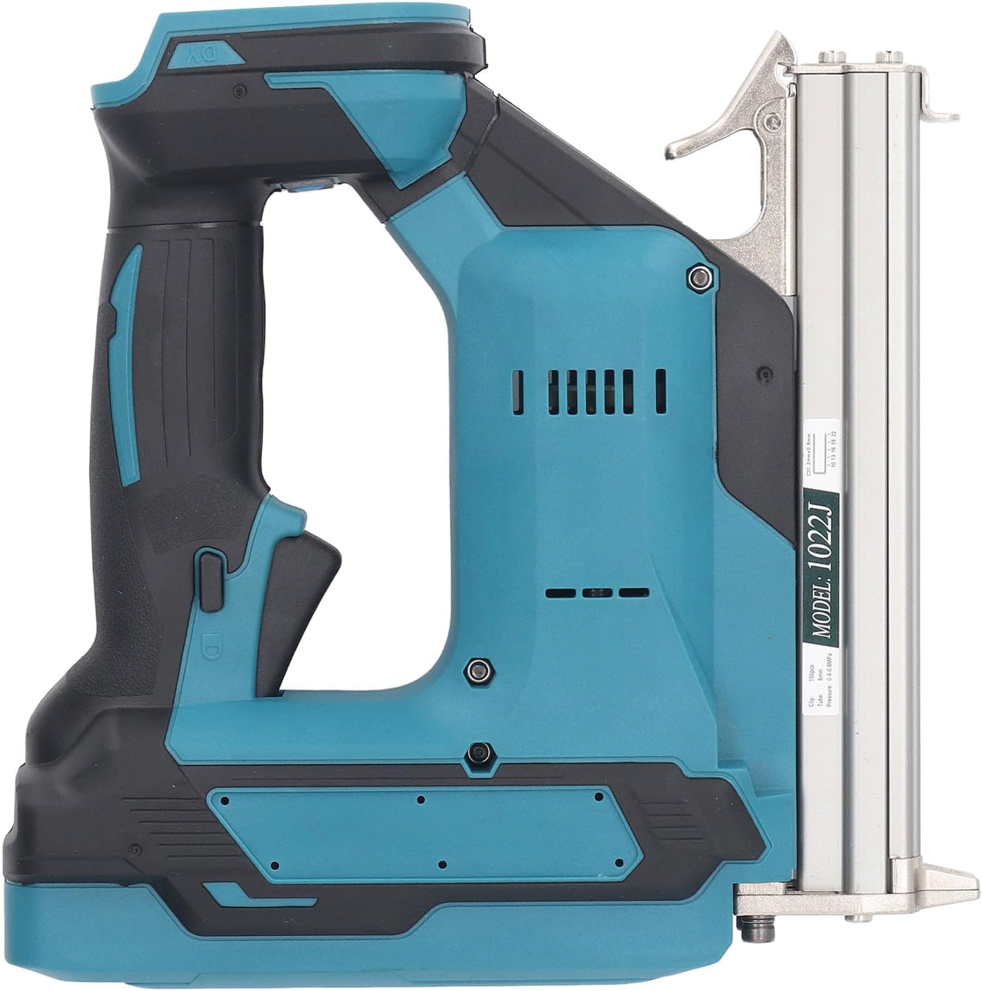Electric Brad Nailer Battery Powered Cordless Stapler Gun for 10-30MM Straight Nail Home and Woodworking