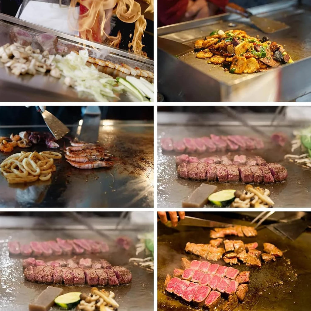 Commercial Electric Griddle 29', 4400W Stainless Steel Countertop Griddle Nonstick Flat Top Grill Indoor with 122℉-572℉Dual Temperature Control