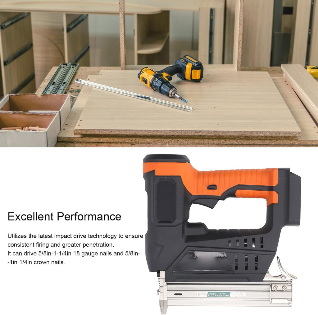 Electric Brad Nailer Cordless Electric Brad Nailer Lightweight Ergonomic Design for BL1850 Battery