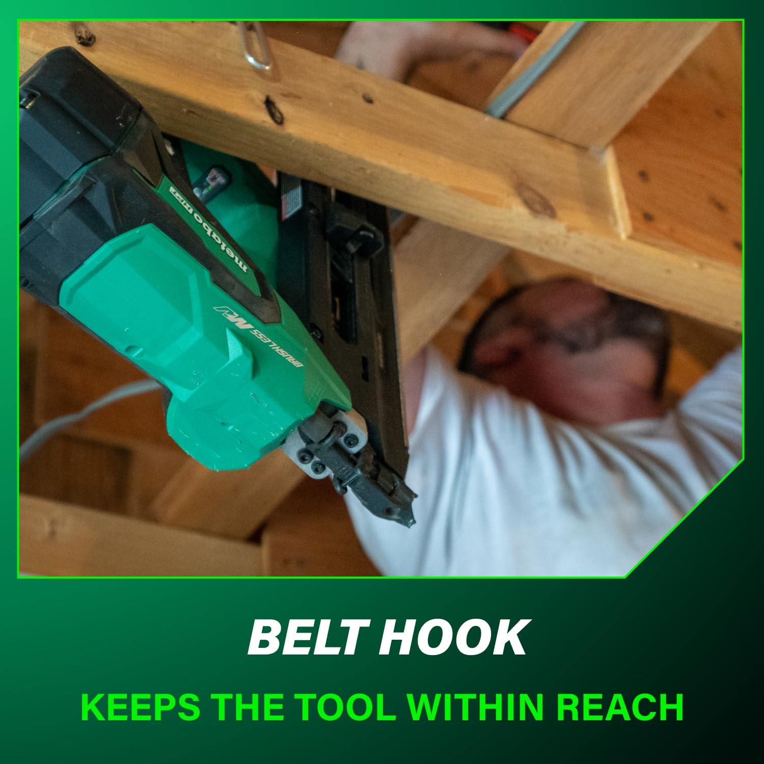 Metabo HPT 36V MultiVolt Cordless Plastic Strip Framing Nailer Kit, 21 Degree Framing Nailer with Power Tool 2.5Ah Lithium Ion Battery, Drives 2' to 3-1/2' Nails, NR3690DR