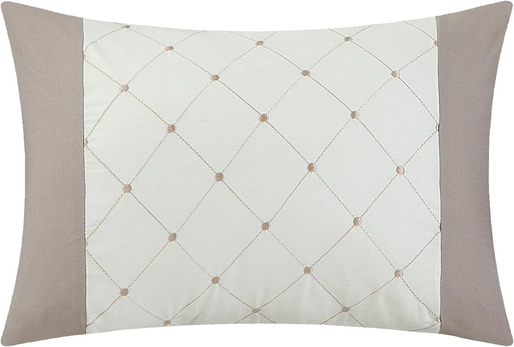Chic Home Cheryl Comforter Complete Bed Set, Beige, King (10 Piece)