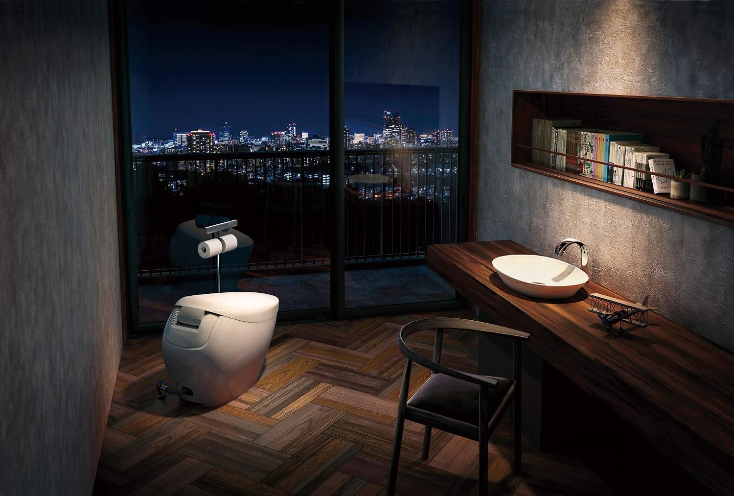 TOTO MS900CUMFG#01 NEOREST NX1 Dual Flush 1.0 or 0.8 GPF Toilet with Integrated Bidet Seat and EWATER+, Cotton White