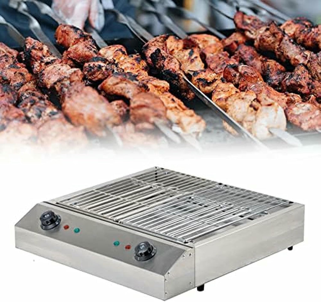 Electric Griddle, Smokeless Portable Grill for Indoor Cooking with Water Drip Tray & Temperature Control