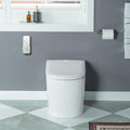 WOODBRIDGE ADA Height Smart Toilet – Auto Lid Open/Close, Foot Sensor, Zero Pressure System, Aromatherapy System, Self-Cleaning Nozzle, Multi-Function Washing & Warm Air Dry