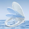 WOODBRIDGE Electronic Bidet Seat with Automatic open and close lid, Child Wash, Elongated Soft Close, White BID03