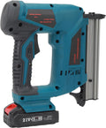 Cordless Brad Nailer Kit, Electric Nail Gun Binding Furniture Frame Woodworking Tools with Lithium Battery and Charger, Staple Gun for Upholstery, Home Improvement, Woodworking