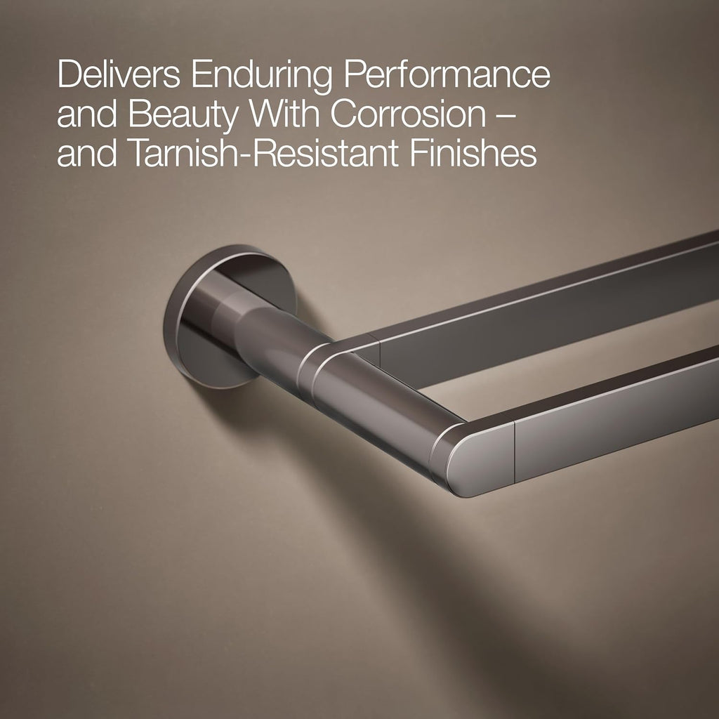 Kohler 73144-TT Composed® 24' Double Towel bar, Vibrant Titanium