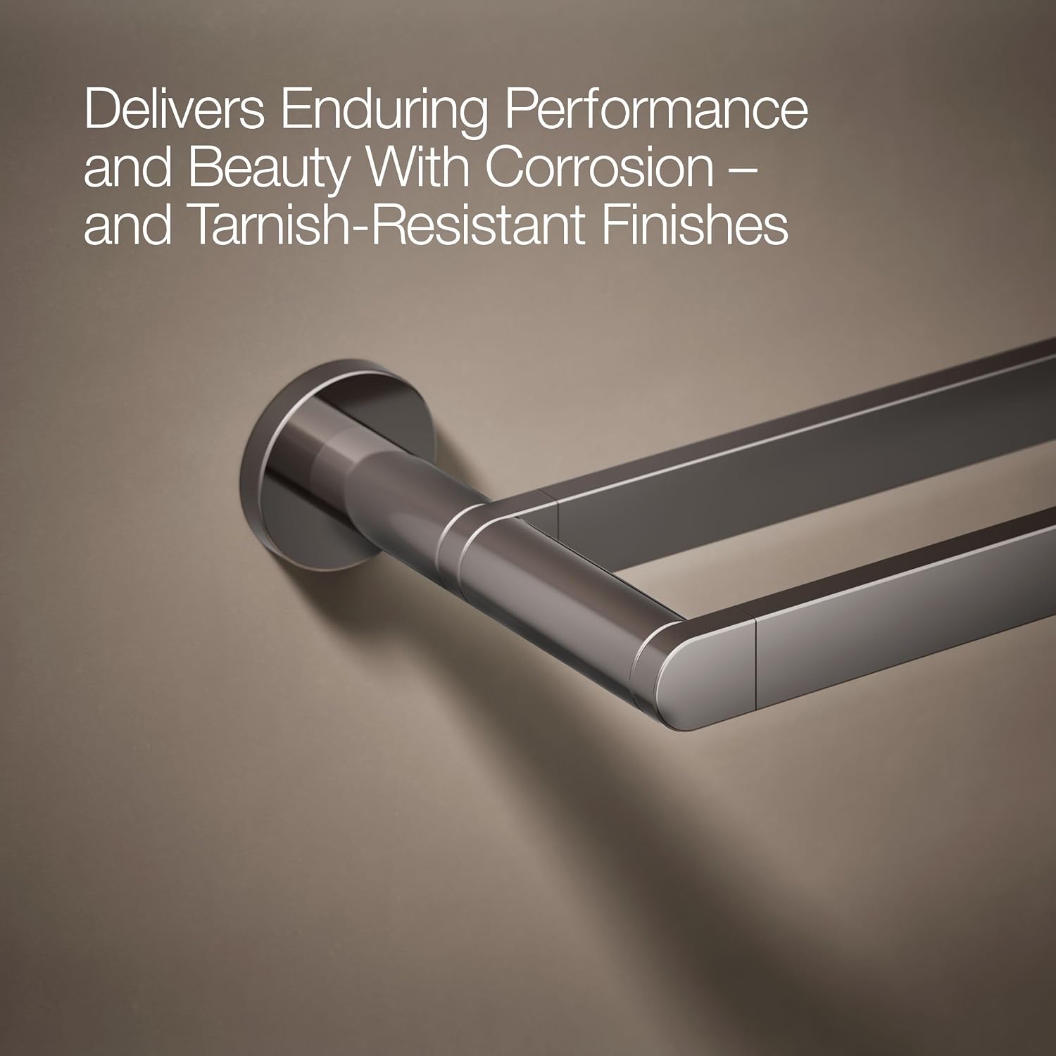 Kohler 73144-TT Composed® 24' Double Towel bar, Vibrant Titanium