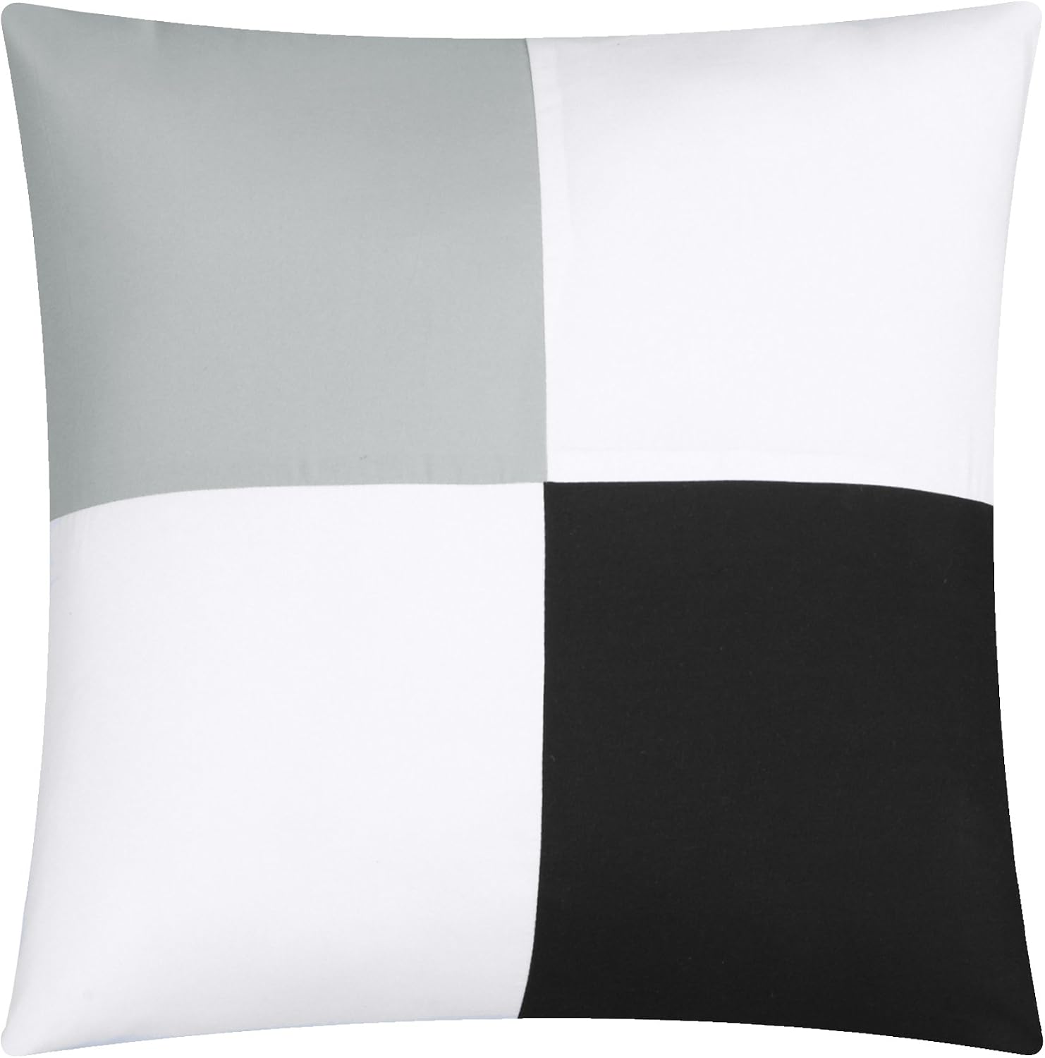 Chic Home Black Bed in a Bag Comforter Set, King Size (24 Pieces), Danielle - Pintuck Embroidery Colorblock Bedding - Comforter, Sheets, Shams, Bed Skirt, Pillowcases, Valances, Curtain Ties & Pillows