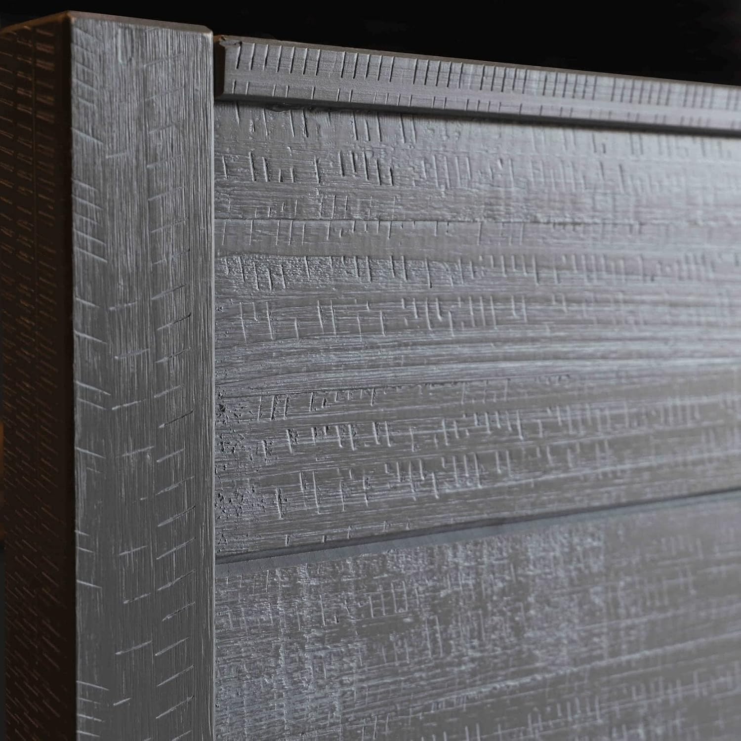 Grain Wood Furniture Montauk Solid Wood Bed, Twin Size, Rustic Grey