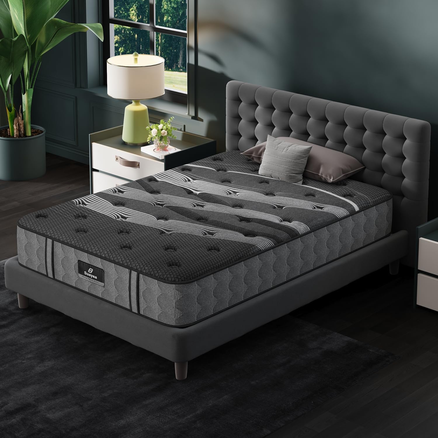 Twin Mattress, 2026 Upgraded 8 Inch Hybrid Twin Size Mattress in a Box, Cooling-Gel Memory Foam & Pocket Springs for Pressure Relief, Medium Firm Support, Certified Safe Fabric, 365-Night Trial