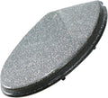 Glitter Resin Toilet Seat Elongated, Soft Close Quick Release, Easy Installation/Remove, Fit All Standard Oval-Shape (Silver)