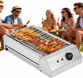 Electric Smokeless Indoor Grill, 1700W Stainless BBQ Grill Griddle Grill with Temperature Control 50-300°C & Non-stick Removable Griddle Plate, High Power U-heaters & Durable, For Camping