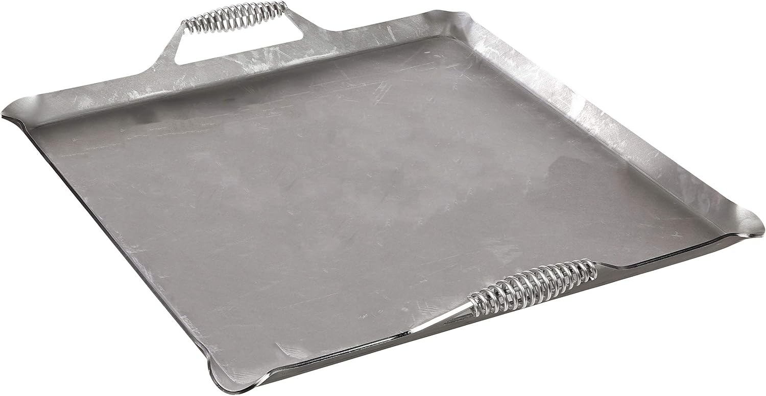 Rocky Mountain Cookware Master Chef 7 Gauge Steel Griddle, 24' x 24', Metal