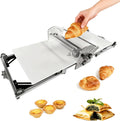 60W Electric Dough Roller Machine | Foldable Design with Adjustable 2-30mm Thickness for Pizza, Cookie, Bread Dough | Easy-Clean Stainless Steel & Non-Stick PP Board | Home & Commercial Use