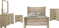 Coaster Home Furnishings Oakglen 5-Piece Eastern King Bedroom Set Weathered Oak 225101KE-S5