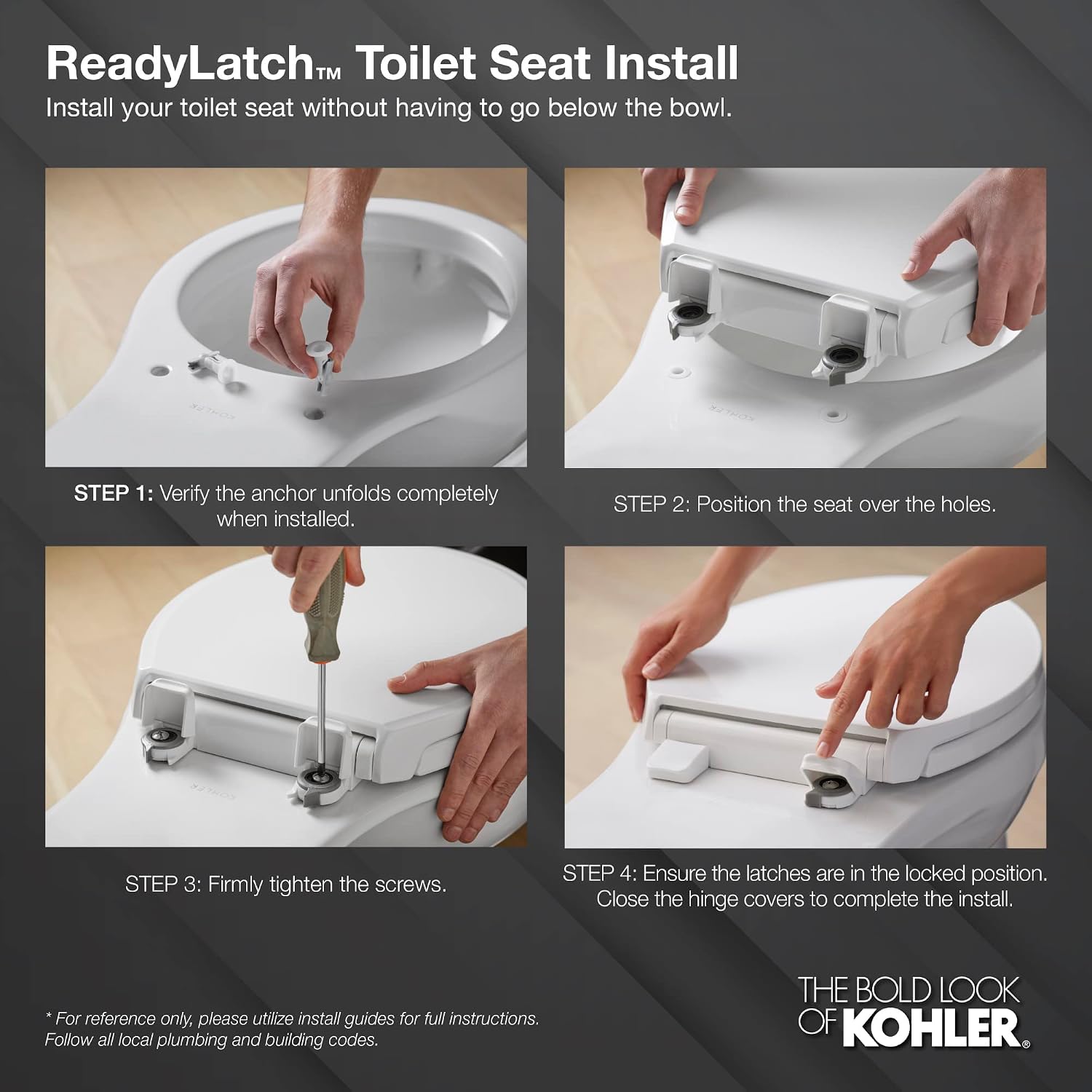 KOHLER FRENCH CURVE READYLATCH QC EB T SEAT, Ready Latch, Elongated, DUNE K-4713-RL-NY