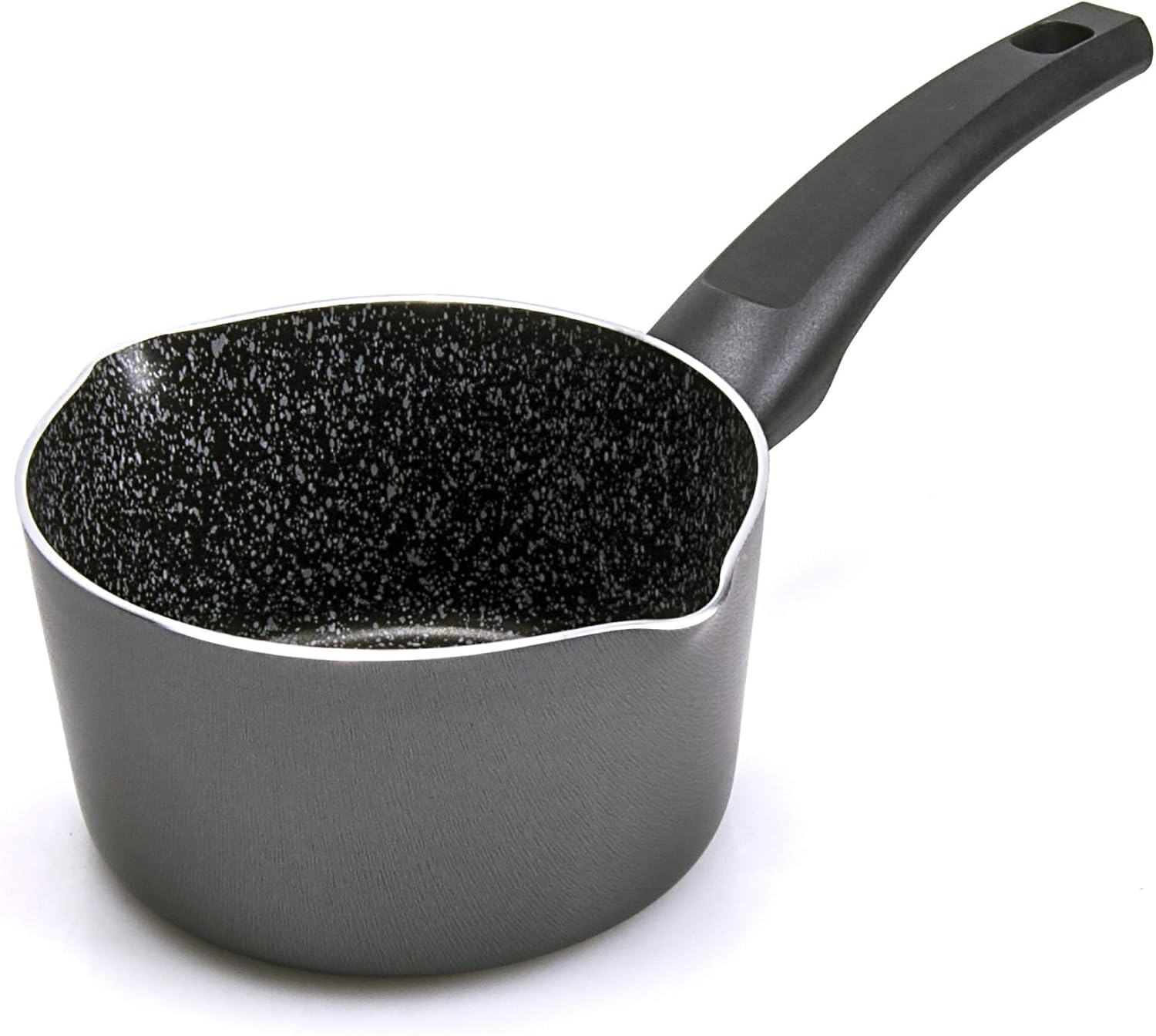 ALLUFLON Tradition Italia Battery 5 Pieces, Frying Pan 24-28 cm, Casserole 1 Handle 14 cm, Casserole 2 Handles 20 cm and Lid 20 cm, Aluminium