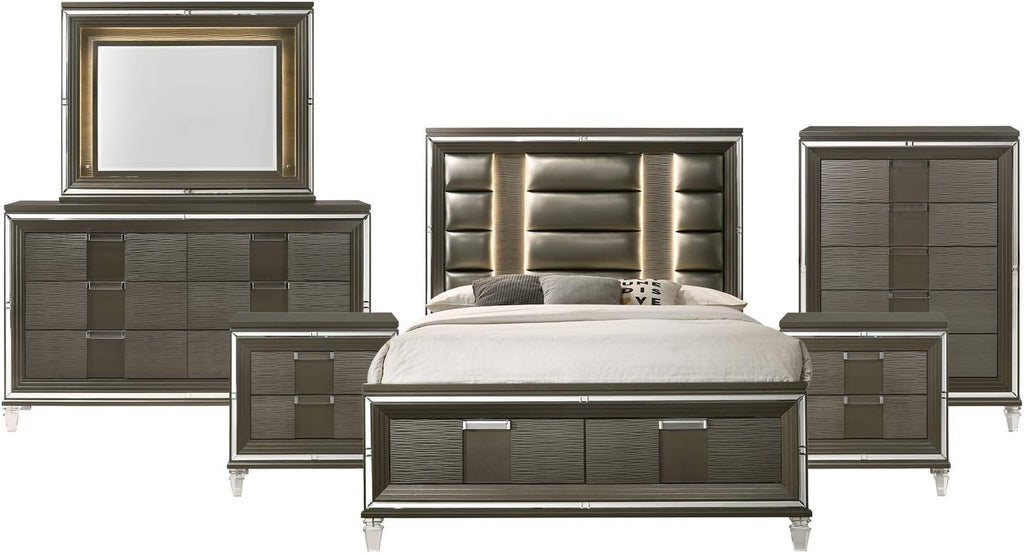 Picket House Furnishings Charlotte King Storage 6PC Bedroom Set
