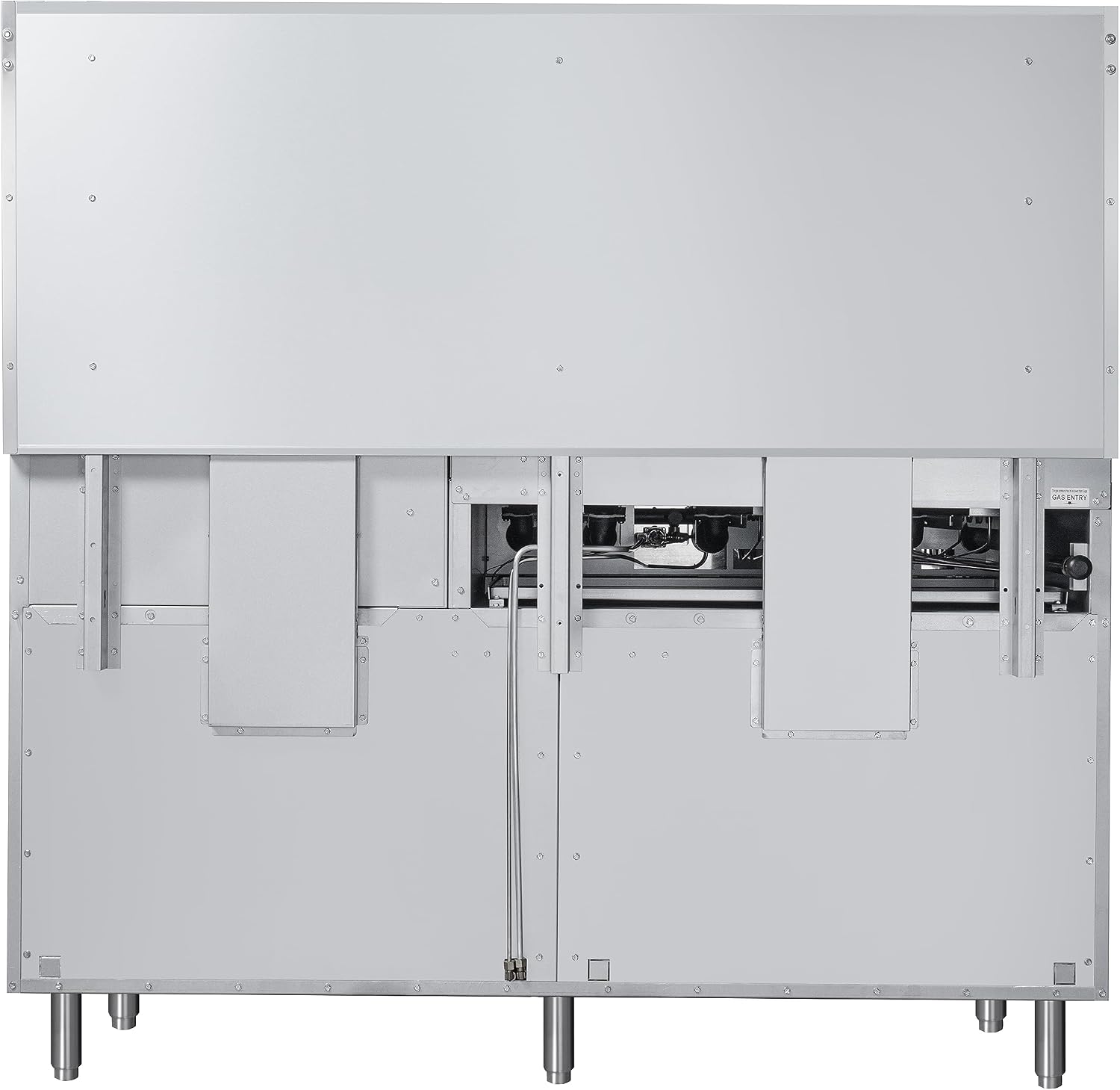 KoolMore 60 in. 6 Burner Commercial Natural Gas Range with 24 in. Griddle and Broiler (KM-CRGB60-NG)