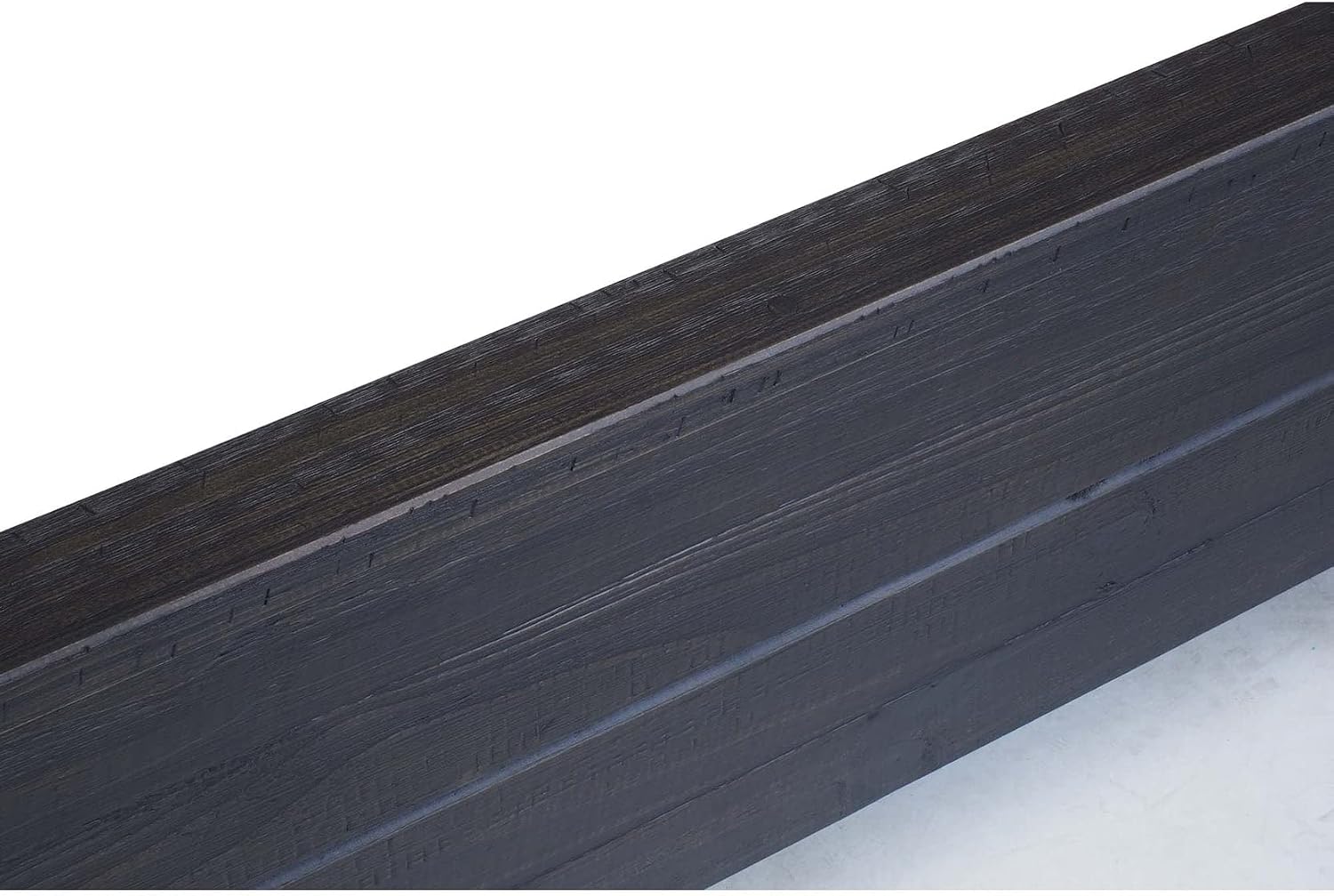 Grain Wood Furniture Montauk Solid Wood Bed, Twin Size, Farmhouse Black