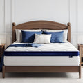 Avenco Queen Mattress, 10 inch Queen Size Mattress with Smarts™ Coil Individual Pocket Spring for Silent Sleep and Strong Edge Support, Mattresses in a Box CertiPUR-US Certified