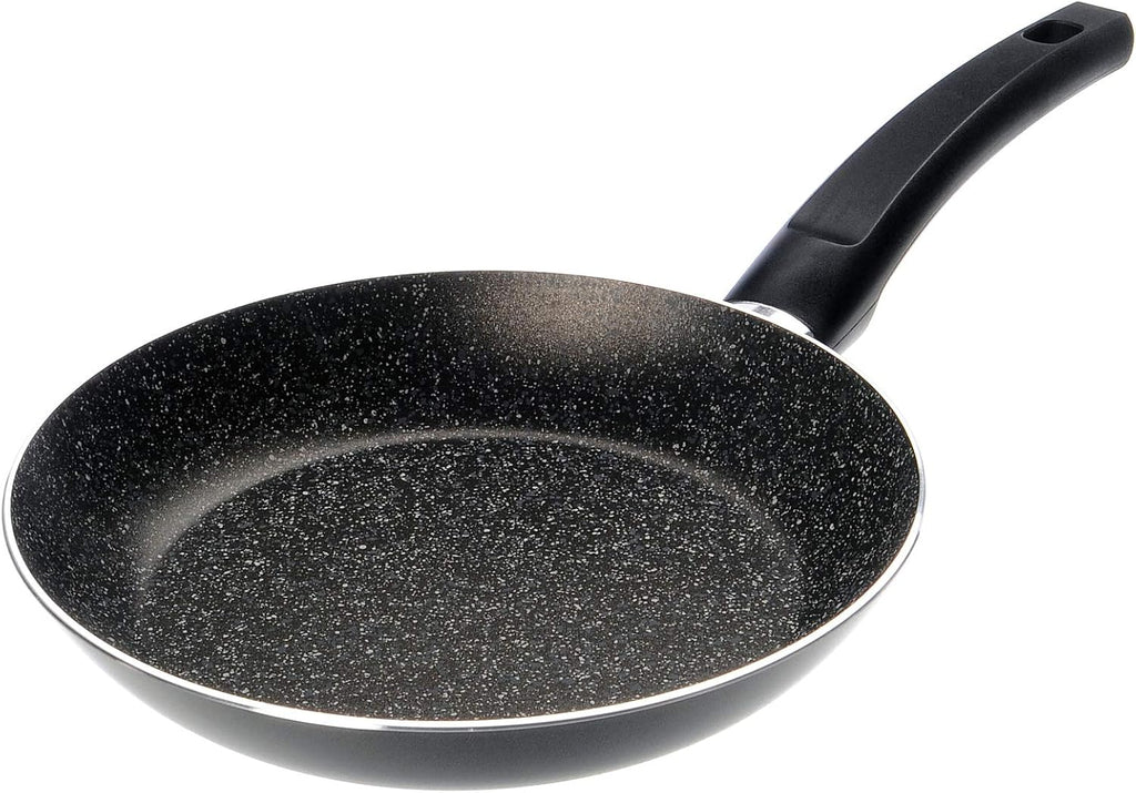 ALLUFLON Tradition Italia Battery 5 Pieces, Frying Pan 24-28 cm, Casserole 1 Handle 14 cm, Casserole 2 Handles 20 cm and Lid 20 cm, Aluminium