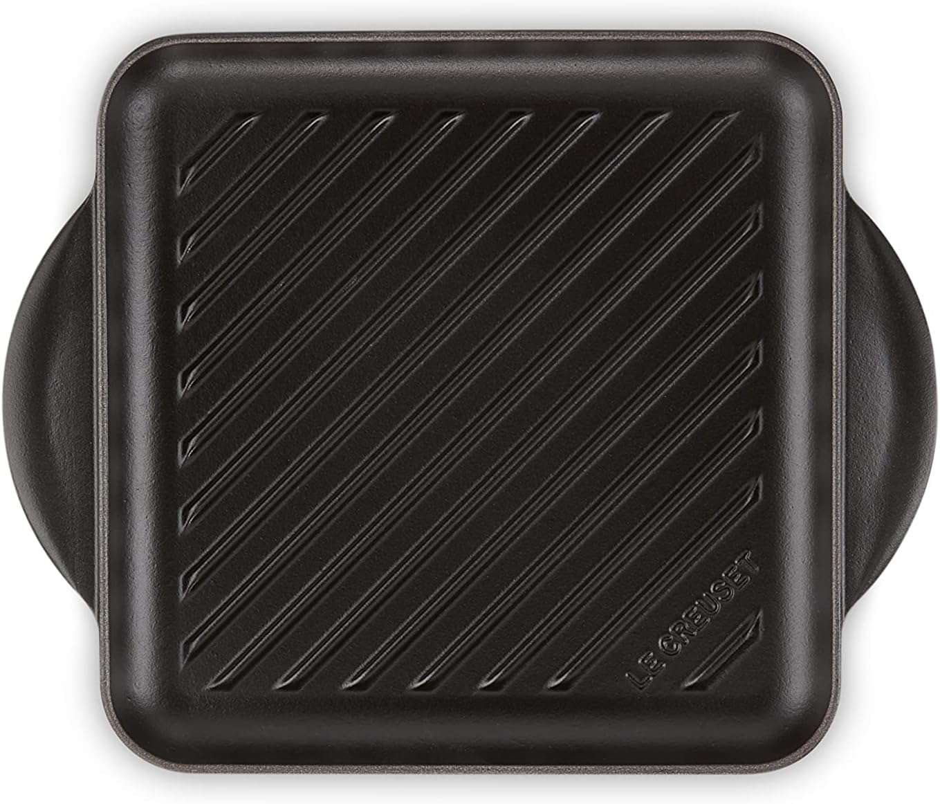 Le Creuset Enameled Cast Iron Square Grill, 9.5', Licorice