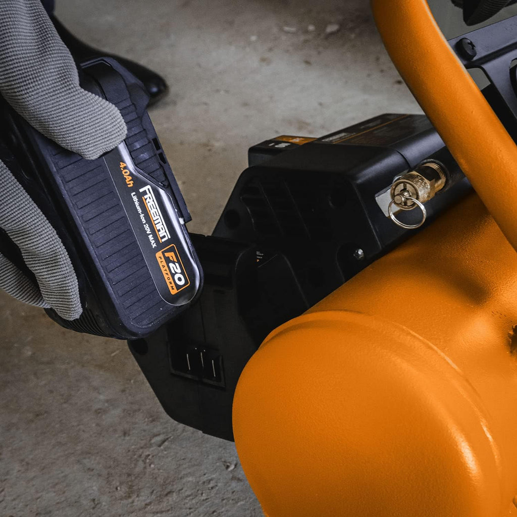 Freeman PE1GCCK 20V Cordless 1 Gallon Air Compressor with 3-in-1 Pneumatic Finish Nailer/Stapler, Battery, Charger, Air Hose, Inflation Accessory Kit and Fasteners (600 Count) – 700 Shots per Charge