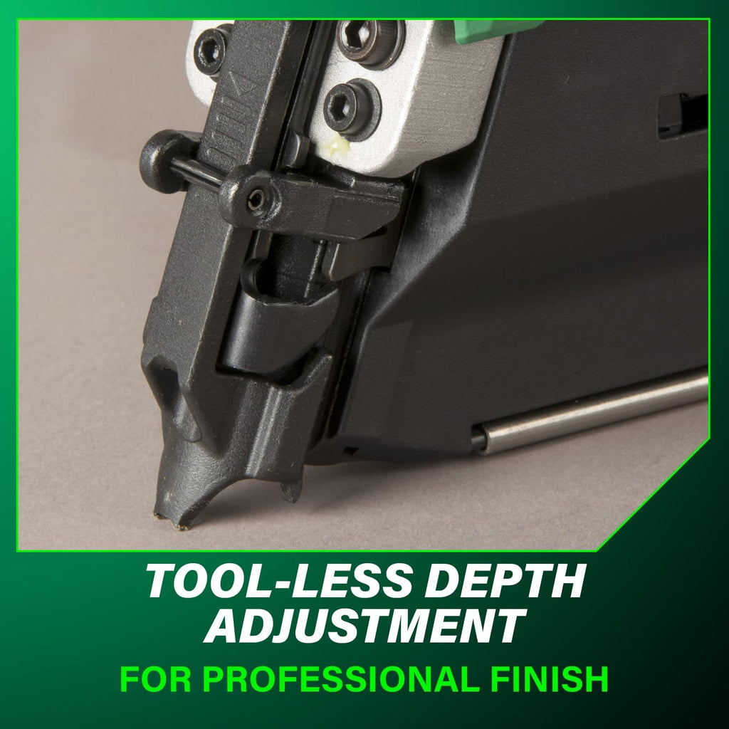 Metabo HPT 36V MultiVolt Cordless Plastic Strip Framing Nailer Kit, 21 Degree Framing Nailer with Power Tool 2.5Ah Lithium Ion Battery, Drives 2' to 3-1/2' Nails, NR3690DR