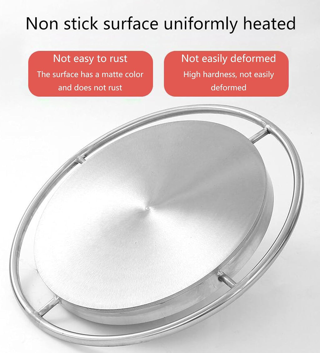 16' Liquefied Gas Crepe Maker,Non-stick Pancake Making Machine,Rotatable Round Crepe Making machine,Coal Gas Griddle for Crepes,Pancakes, Eggs, Bacon,etc.