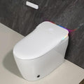 Smart Toilet with Bidet Built in, Tankless One Piece Toilets with Aromatherapy & Colorful Night Light, Bidet Toilet with Heated Seat, Soft Close, Dryer, Foot Sensor, Auto Lid&Seat