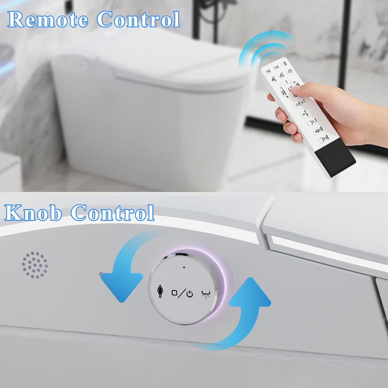 TOTTE One-Piece Smart Toilet, Premium Care with Women's Front Wash, Auto Open Lid, Instant Warm Water & Warm Air Dryer, Self-Cleaning Technology, Built-in Aroma System, Japanese Toilets