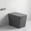 WinZo Grey Smart Toilet with Bidet Built in, Tankless Bidet Toilet with Heated Seat, Auto Flush/Auto Open/Close, Instant Warm Water & Dryer, Night Light, Digital Display for Bathroom, Matte Grey