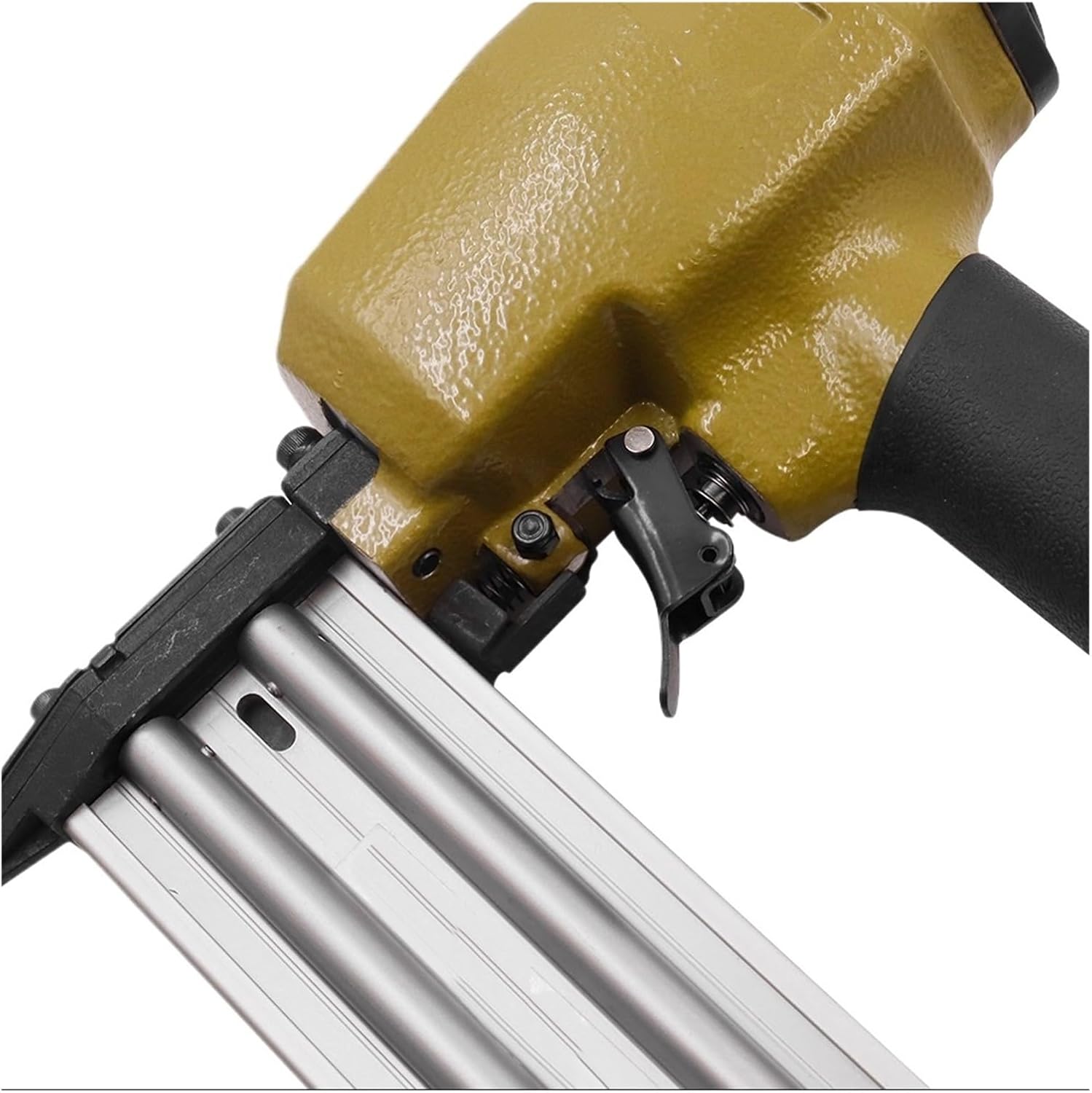 Oil-Free Pneumatic Staple Gun Pneumatic Air Stapler 18GA Nail Brad Nailer Pneumatic Nails Gun F50B (Color : JP Male Air Inlet)
