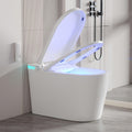 Smart Toilet with Bidet Built In, Elongated Heated Seat, Auto Flush, Manual Soft-Close Seat&Lid, Warm Water Wash&Air Dry, Electric One Piece Toilet for Bathroom with Siphon Dual Flush 0.8/1.2 GPF