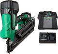 Metabo HPT 36V MultiVolt Cordless Metal Connector Nailer, Power Tool MultiVolt 36V 2.5 Ah Li-ion battery, Pro Tools Innovation Award Winner, Drives 1-1/2' to 2-1/2' Nails, 900 per Charge, NR3665DA