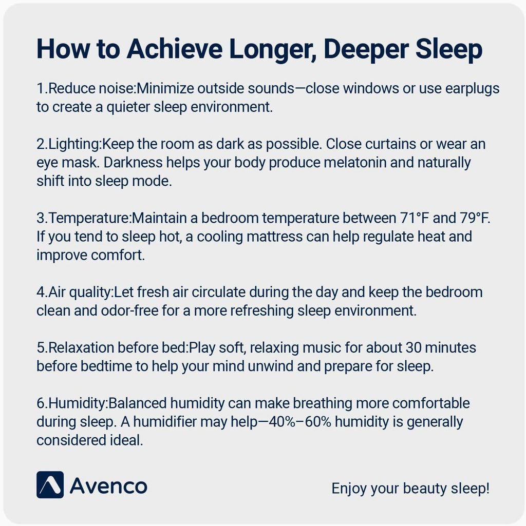 Avenco 10 Inch King Size Mattress for Deep Sleep, King Mattresses with Smart Coil Spring Technology for Pressure Relief, Breathable Cover Motion Isolation CertiPUR-US Certified Bed Mattress in a Box