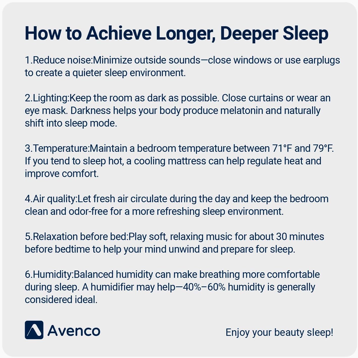 Avenco 10 Inch King Size Mattress for Deep Sleep, King Mattresses with Smart Coil Spring Technology for Pressure Relief, Breathable Cover Motion Isolation CertiPUR-US Certified Bed Mattress in a Box