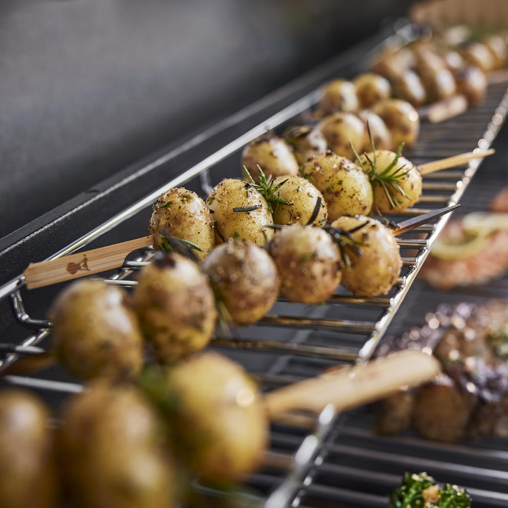 Weber Genesis S-415 Natural Gas Grill for Outdoor Cooking, Stainless Steel, 4 Burners – Stainless Steel Cooking Grates & PureBlu Burners