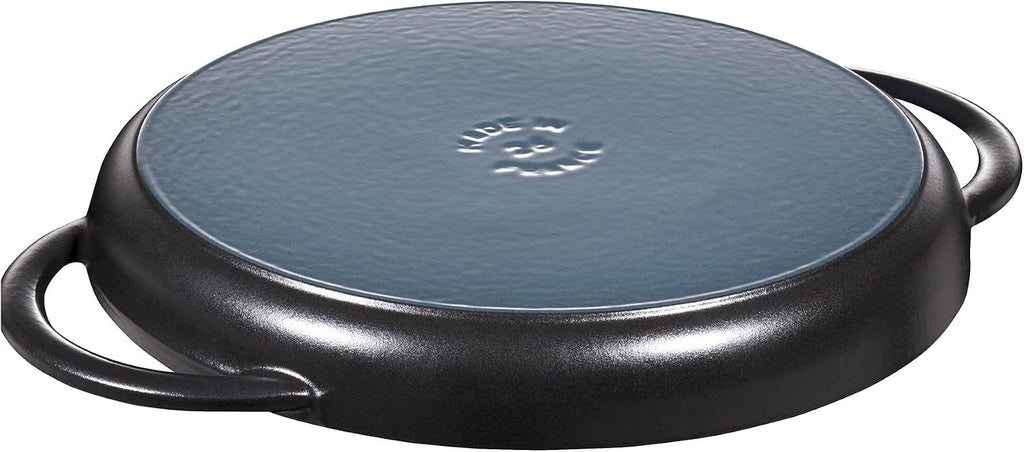 STAUB Cast Iron 10-inch Pure Grill - Black Matte