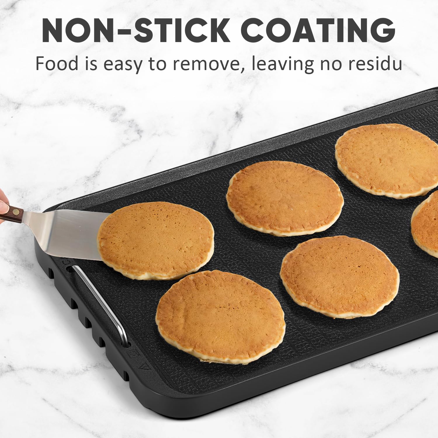 CUSIMAX Smokeless Indoor Grill with Tempered Glass Lid & 14.96' x 8.66' Aluminum Non-stick Stove Top Griddle Pan & 2 in 1 Raclette Table Grill