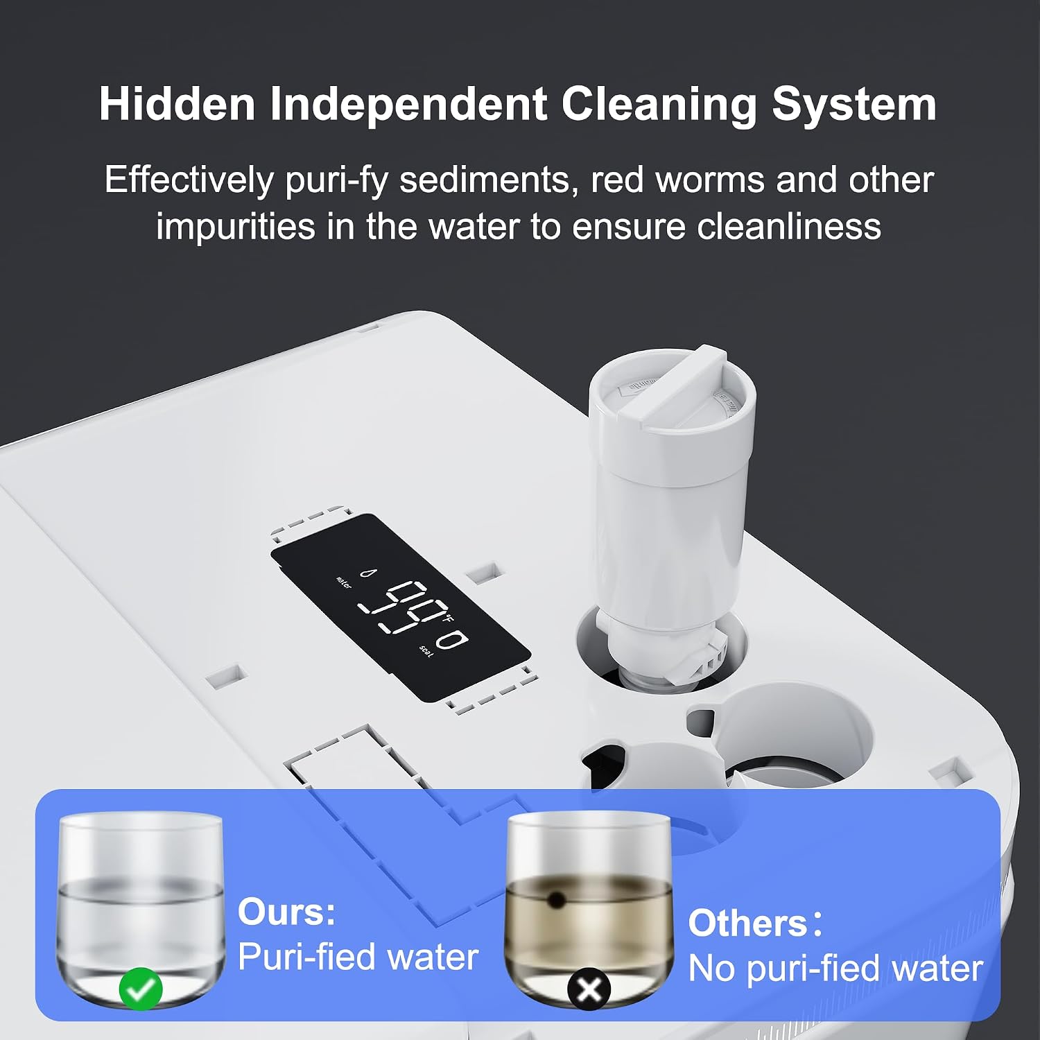 Luxury Smart Toilet with Heated Seat & Instant Warm Water with Remote Control Bidet,Hidden Foam Shield,Air Purification,One Piece Tankless Toilet with ADA Comfort Height,LED Display
