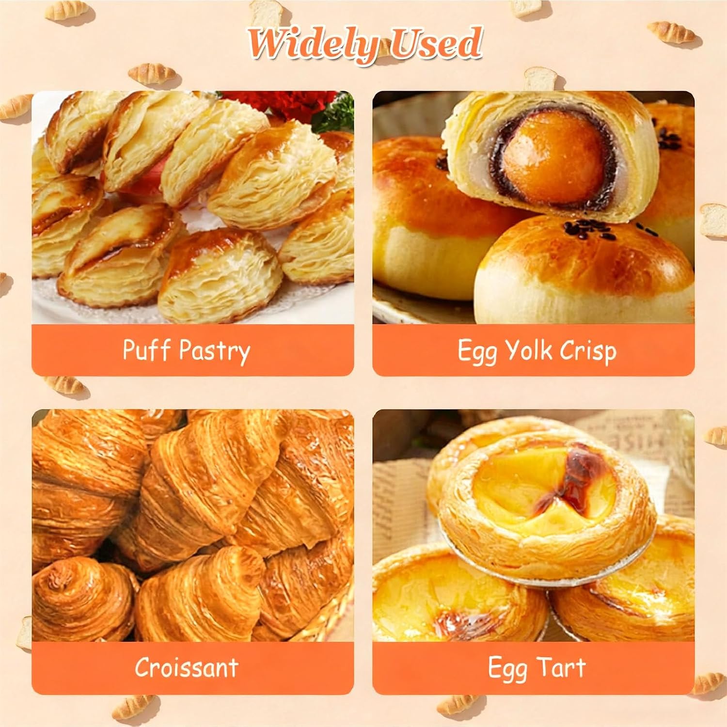 Foldable Electric Dough Sheeter, Automatic Pastry Maker for Commercial/Home Bakery, 2-30mm Thickness Adjustment for Puff Pastry, Croissant, Pie Crust, Pizza & Cookie Dough