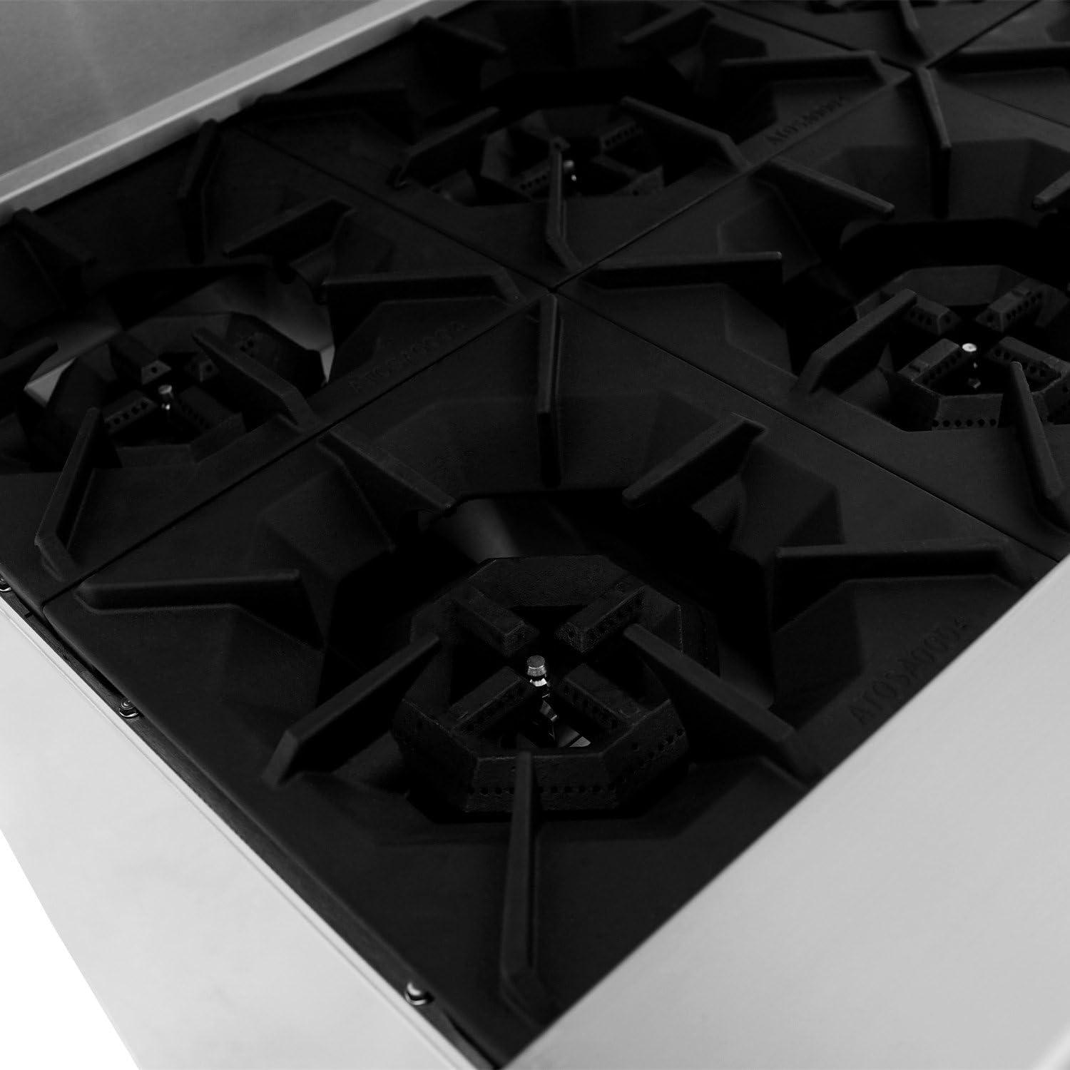 Atosa AGR Commercial Gas Range, 24' Gas Range, (4) Burners, (1) 20' Standard Oven, Propane Gas (AGR-4B-LP)