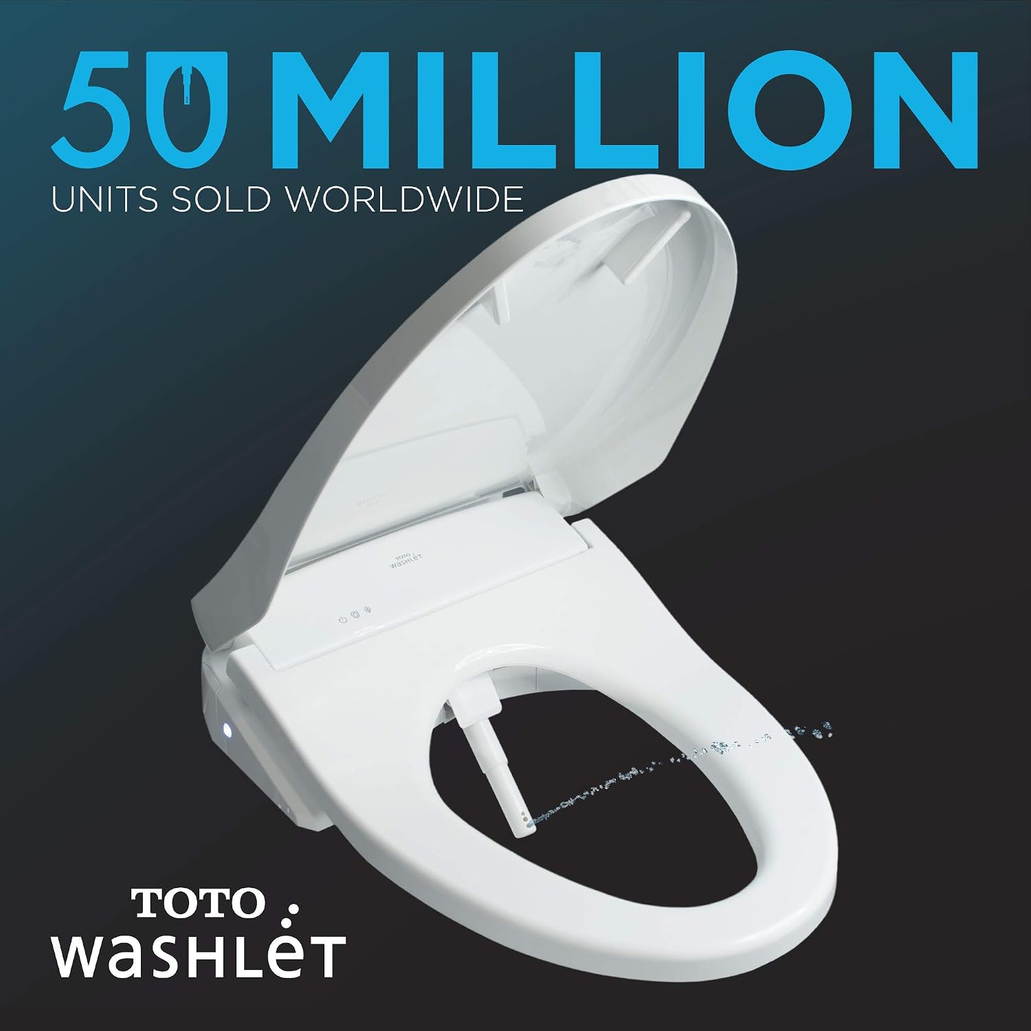 TOTO SW2034#01 C100 Electronic Bidet Toilet Cleansing Water, Heated Seat, Deodorizer, Warm Air Dryer, and PREMIST, Elongated, Cotton White